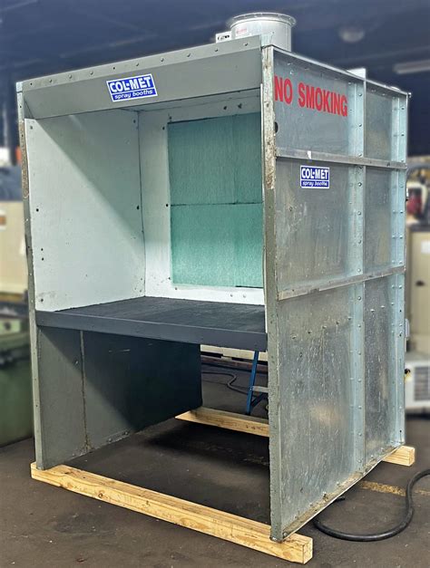 Col-met 36" x 60" Spray Paint Booth - Norman Machine Tool