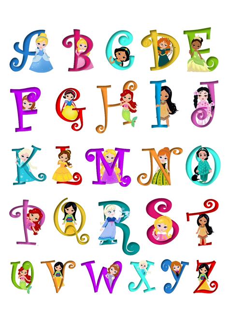 Disney Alphabet Printables