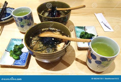 Japanese Cuisine Chazuke Congree Stock Photo - Image of congree, green: 88246720