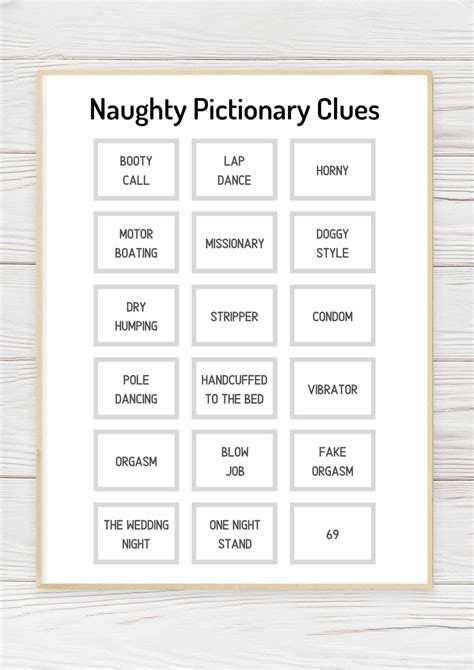 Free Printable Pictionary Game Cards - FREE PRINTABLE TEMPLATES