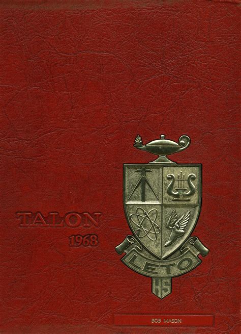 1968 yearbook from Leto High School from Tampa, Florida for sale