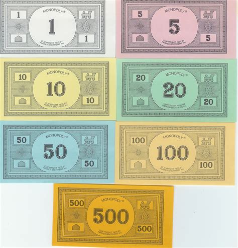 Monopoly Money Printable 5