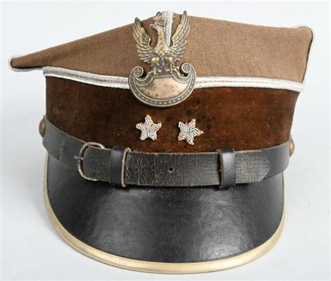 WWII POLISH ROGATYWKA OFFICER'S CAP OR HAT WW2 in United States