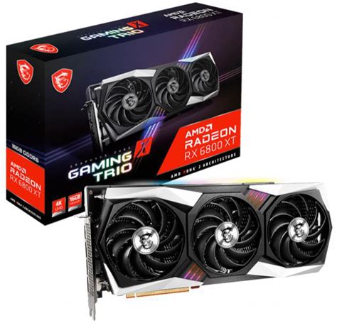 MSI Radeon RX 6800 XT GAMING X TRIO 16GB Video Card – F 1Tech Computers