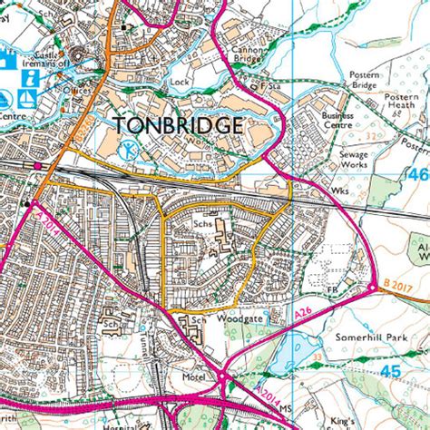 OS Map of High Weald | Explorer 136 Map | Ordnance Survey Shop