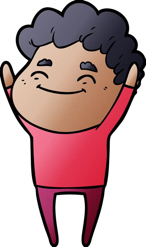 cartoon friendly man 11856730 Vector Art at Vecteezy