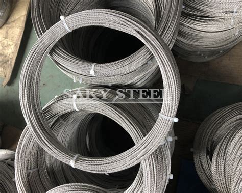 316 Stainless Steel Wire Rope - Saky Steel