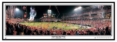 Anaheim Angels 2002 World Series Champions - Framed Panoramic