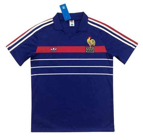 Retro France 1984/86 Home Soccer Jersey Model[2011545] | France - Cheap ...