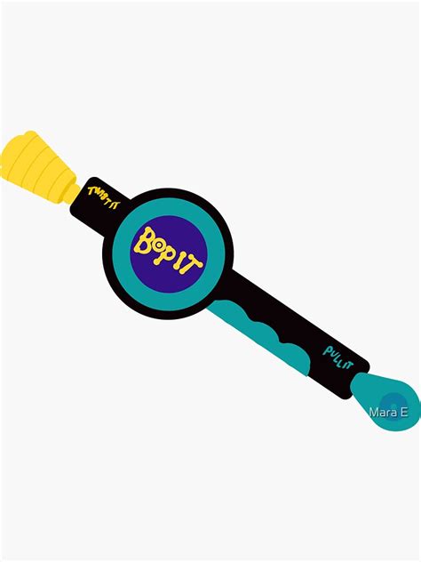 "Bop It!" Sticker for Sale by maraaezekiel | Redbubble