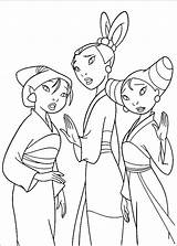 Mulan coloring Pages To Download And print For free sketch template