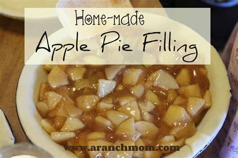 Home-made Apple Pie Filling - A Ranch Mom