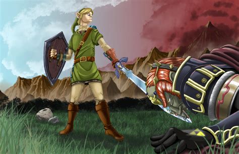 Link Vs. Ganon by Jeff-Drylewicz on DeviantArt