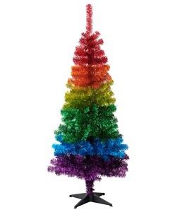 Wilko 5ft Slim Rainbow Artificial Christmas Tree | Bargain Buys For Busy Mums ...