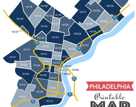 Northeast Phila Zip Code Map