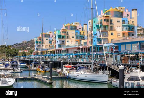 Albufeira marina, Algarve, Portugal Stock Photo - Alamy