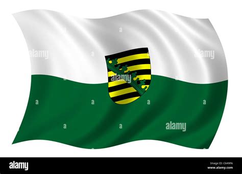 Sachsen flag Cut Out Stock Images & Pictures - Alamy