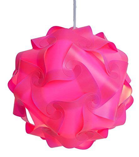 $15.89 - Modern Puzzles Lamp Shade with 1 Pcs Colorful LED Candle Light Self DIY Assembled ...