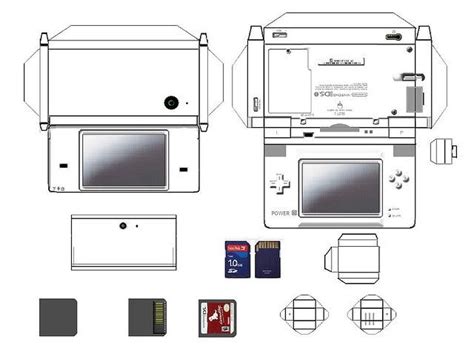 Mini Nintendo Switch Papercraft - papercraft among us