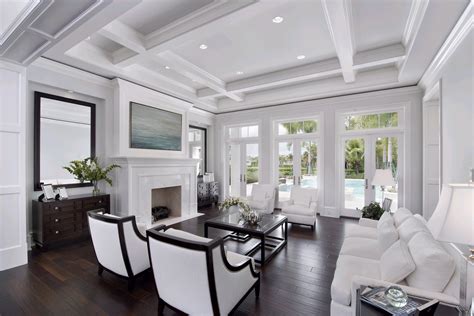 White Coffered Ceiling Images | Shelly Lighting