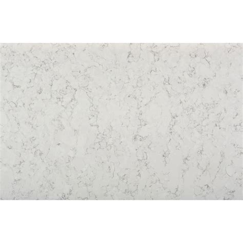 Silestone Blanco Orion Sample Quartz Kitchen Countertop Sample at Lowes.com