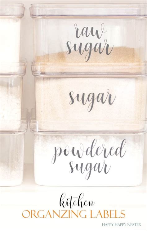 Organizing Kitchen Labels: You'll Love