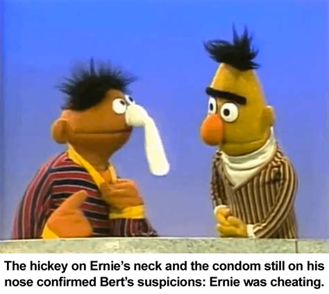 Ernie is into some kinky stuff. : r/bertstrips