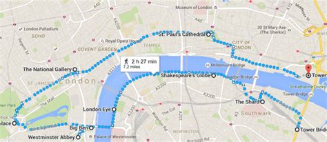 The ultimate London walking route for all the major sights | The Restless Worker