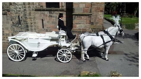 White Landau Carriage | Horse Drawn Carriages, UK