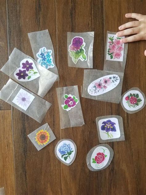 10 Easy Steps to Make Stickers with Wax Paper and Tape 2023 | Wax paper crafts, Homemade ...