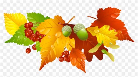 Picture Autumn Leaves And Acorns Decor Png Picture - Höst Clipart, Transparent Png - 1100x611 ...