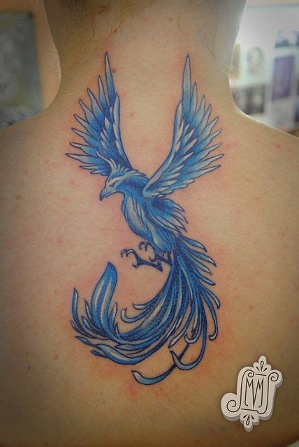 Blue Phoenix | Phoenix tattoo, Phoenix tattoo design, Small phoenix tattoos