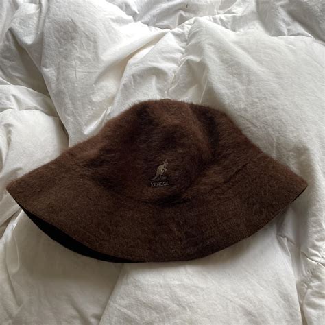 Kangol Women's Brown Hat | Depop