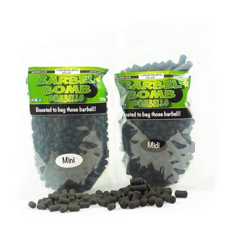 Hinders Barbel Bomb Readymade Dumbells 700g - Hinders Baits