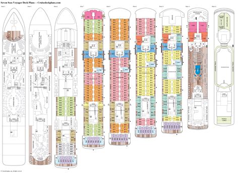 Seven Seas Voyager Deck 7 Deck Plan Tour