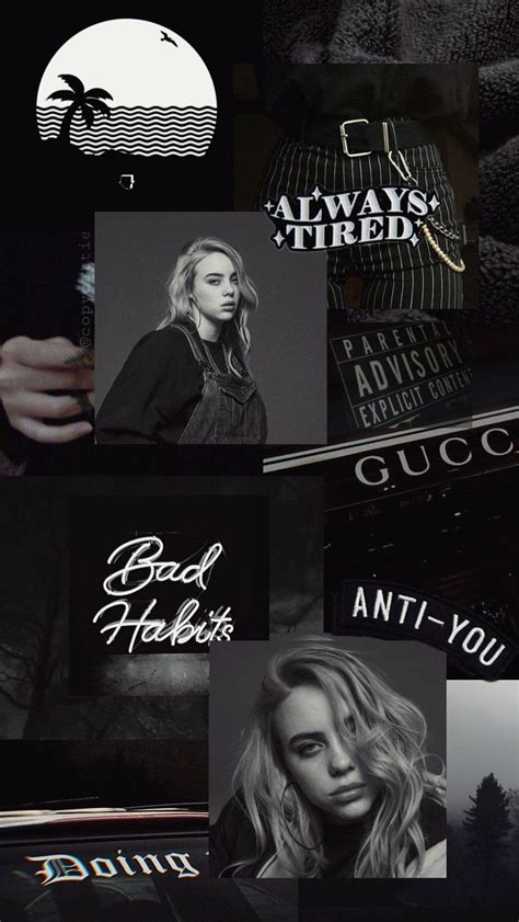 27+ Billie Eilish Wallpaper Aesthetic Black