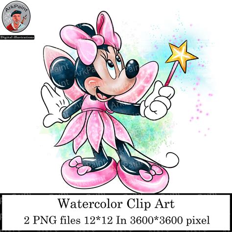 Minnie Mouse Mickey Mouse Png, Fairy Clipart, Art Images, Disney ...