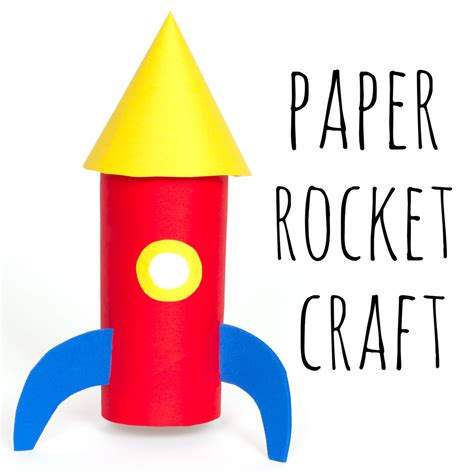 Paper Space Rocket Craft — Doodle and Stitch