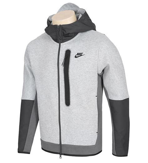 Nike Sportswear Men's Tech Fleece Woven Full-Zip Hoodie Jacket Gray CZ9905-063 | eBay