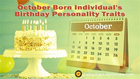 October Birthdays: Unveiling the Unique Birthday Personality Traits - ZodiacSigns-Horoscope.com