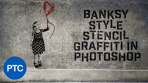 Banksy Style Stencil Graffiti Effect In Photoshop | ADOBE Lessons