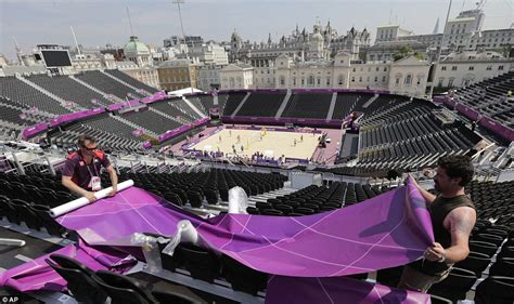 Olympics beach volleyball: Imposing 15,000 capacity l stadium ready for spectators to admire the ...