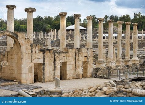 Archaeological Site, Beit Shean, Israel Stock Image - Image of israelarchaeological, israel ...