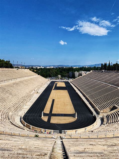 Ancient Olympic Stadium Map