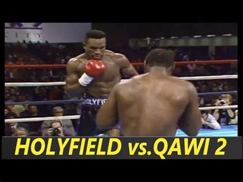 Evander HOLYFIELD vs. Dwight Muhammad QAWI 2 - (1987) Boxing Fight Highlights - YouTube