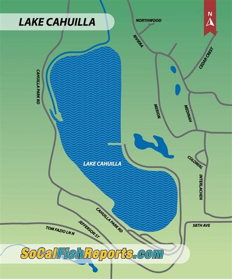 Cahuilla Lake - Fish Reports & Map