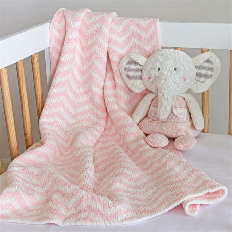 Baby Girl Blankets | Chenille Baby Blanket | Living Textiles Co.