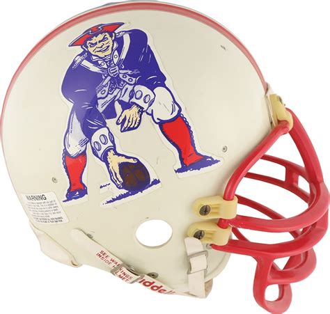 Circa 1991-92 New England Patriots Game Worn Helmet