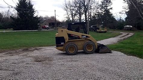 Gravel Driveway Grading Job - YouTube