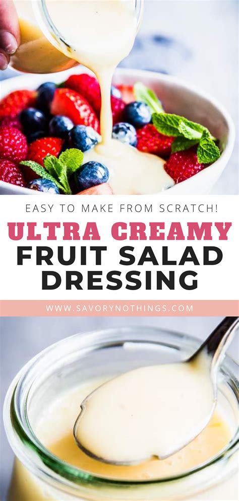 Creamy Fruit Salad Dressing | Dressing for fruit salad, Fruit salad easy, Creamy fruit salads